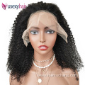 Kinky curly HD full lace human hair closure frontal wig for black women afro wig HD lace wig raw hair wholesale vendors